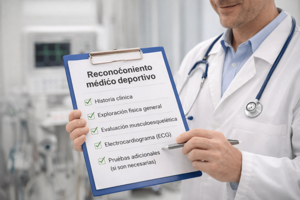 Pruebas incluidas en un reconocimiento médico deportivo en Medicar Vitoria